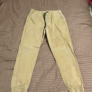 Tan old navy joggers medium